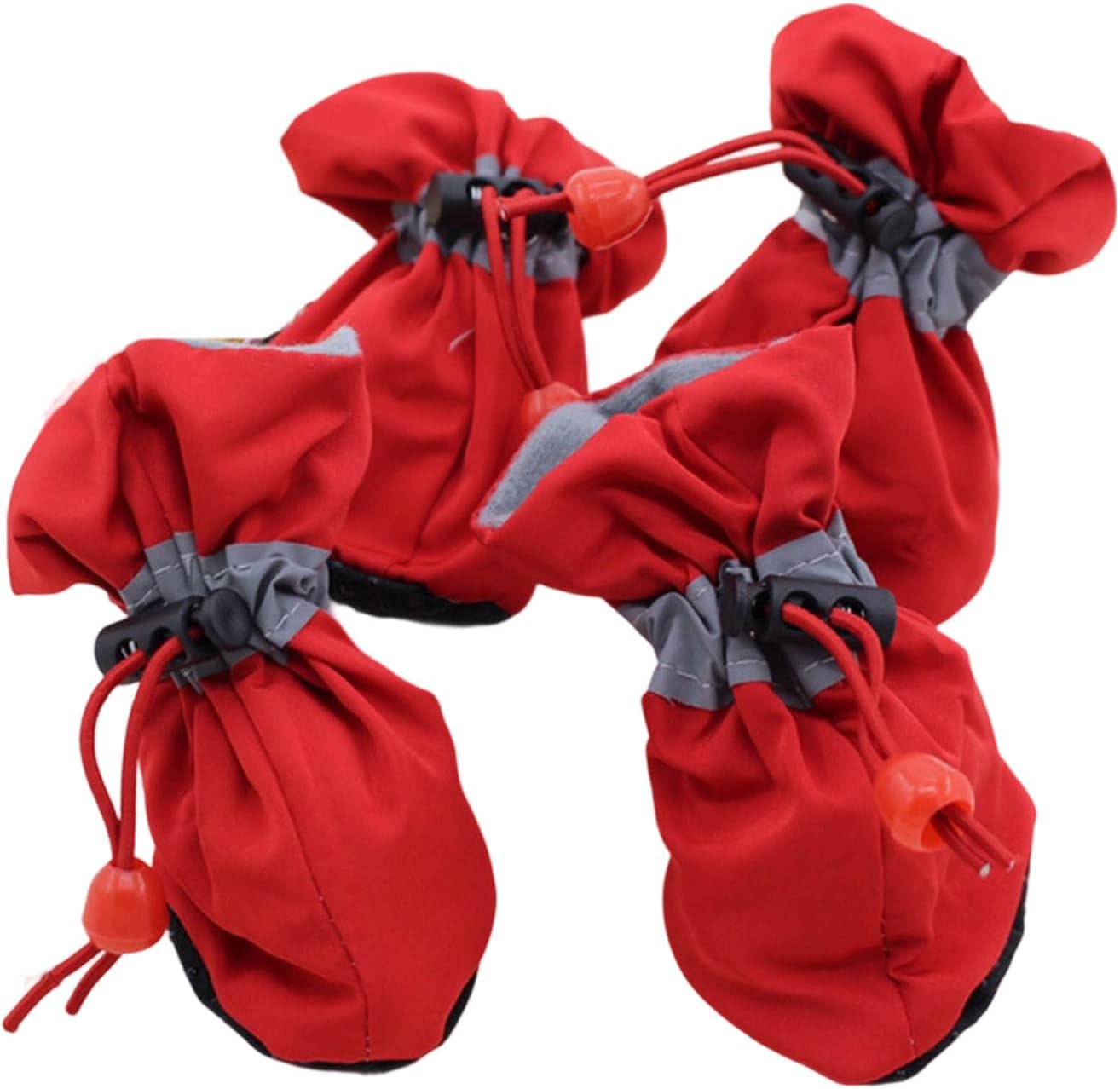 Dog Shoes with Drawstring Closure, All-Season Protective Socks for Small/Large Pets (4Pcs) Dog Socks
