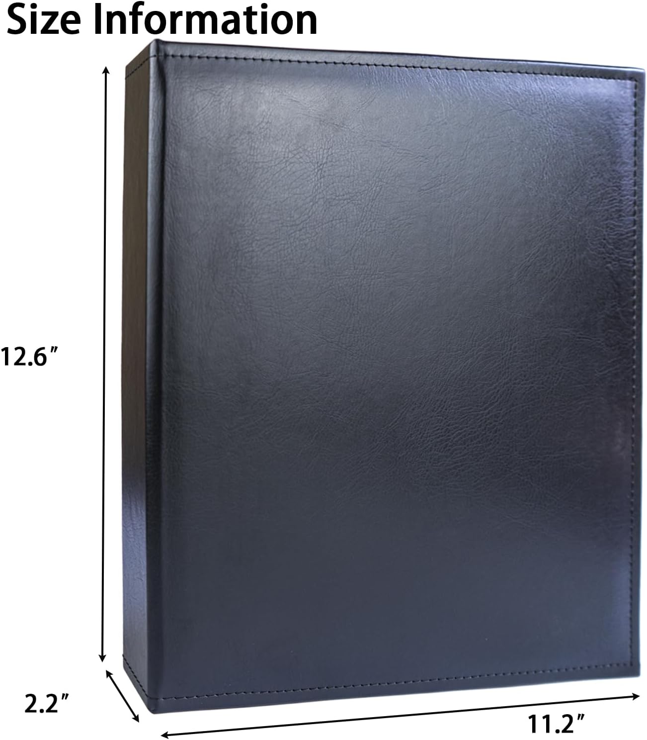 A4 3 Ring Binder Garden Seeds Storage Album with 30 Pcs 3.5x5” Seed Packet Sleeves, PU Leather Hardcover Organization Book for Seed Packet，Photo, Index Card，240 Top Loading Pockets Capacity