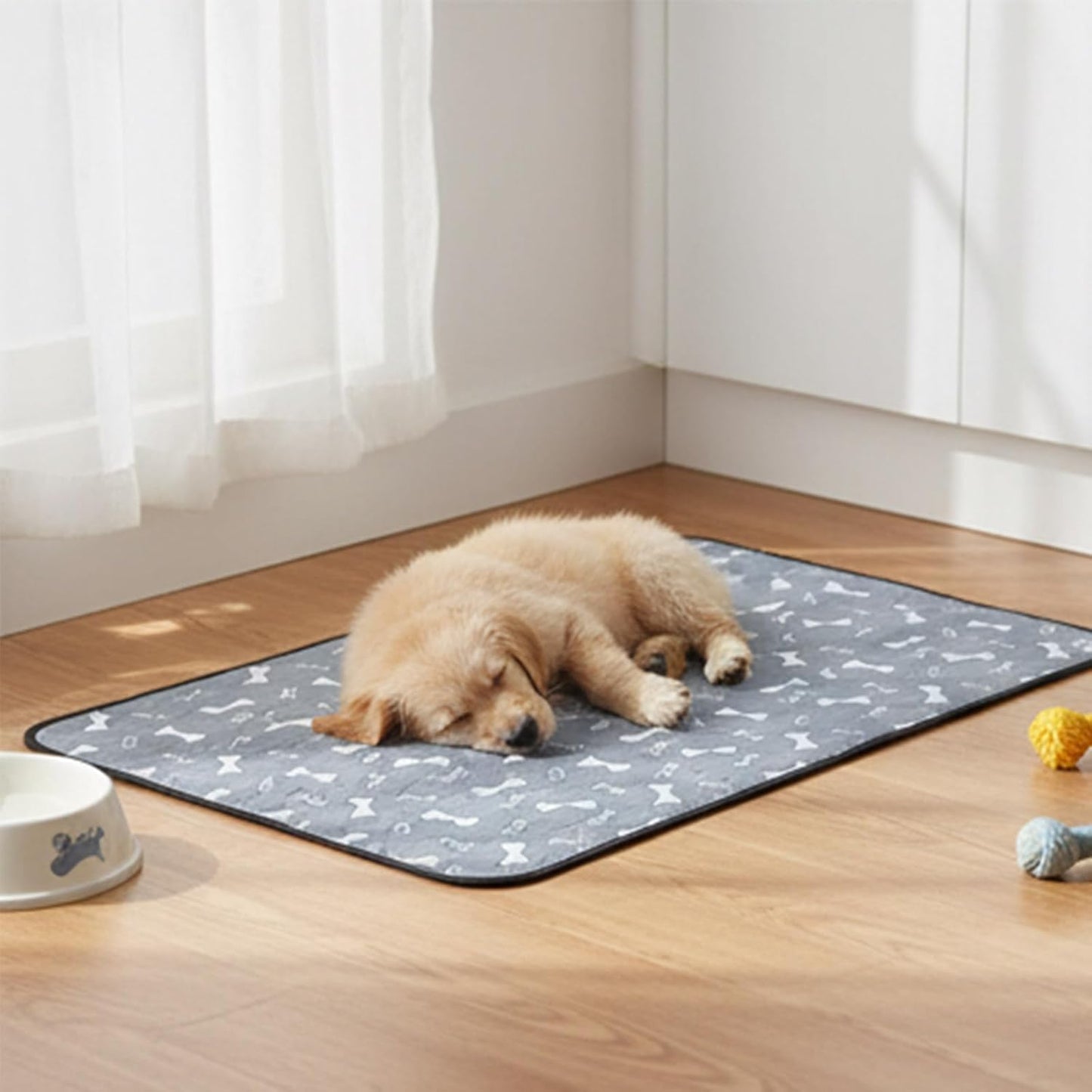 Quick Absorbing Pet Urine Mat Floor Protectors Polyester Pad Machine Washable Design Portable for Outdoor Absorbent Pet Training Pad