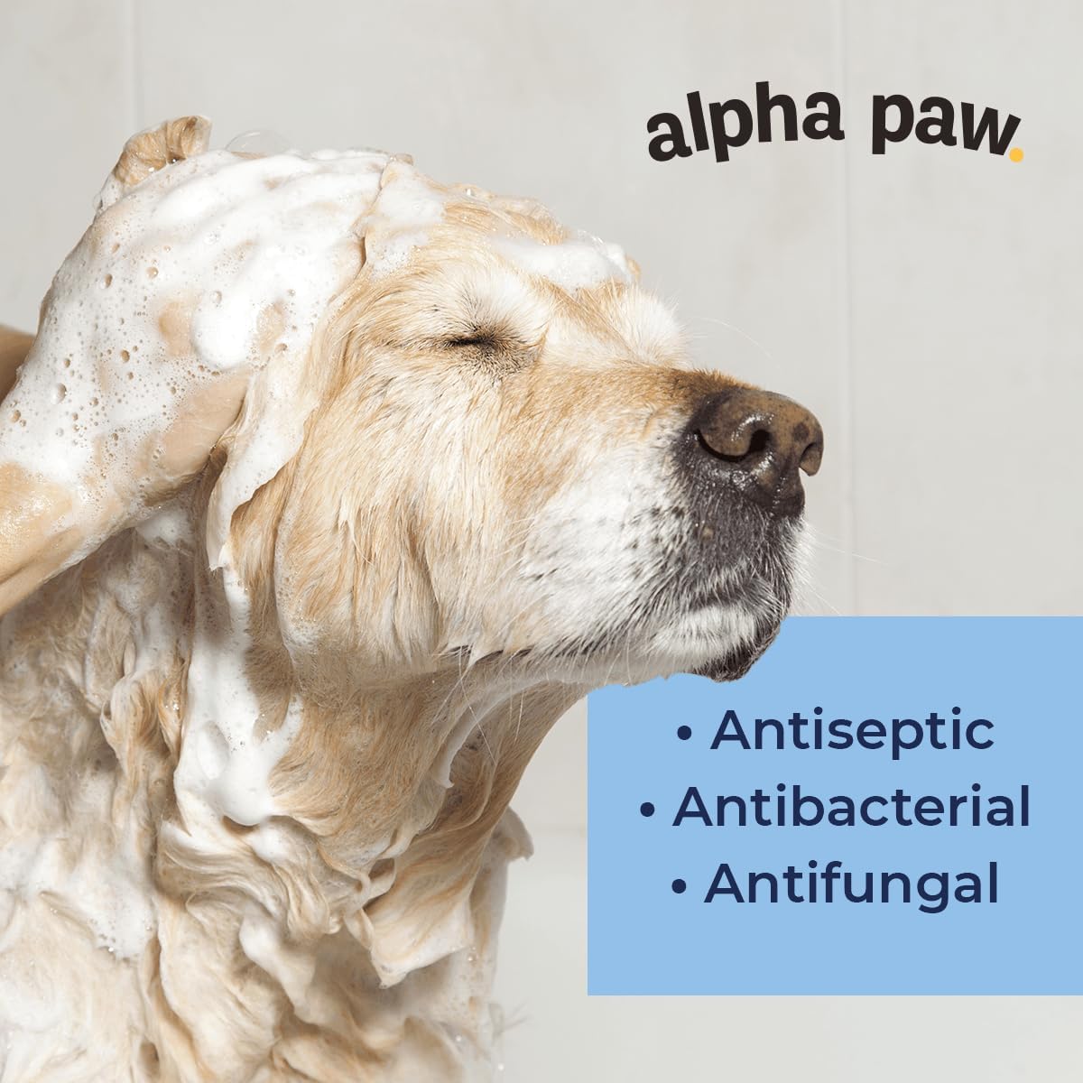 Smiling Paws Pets Medicated Grooming Kit Including: Wipes, Shampoo, and Brush for Dogs & Cats