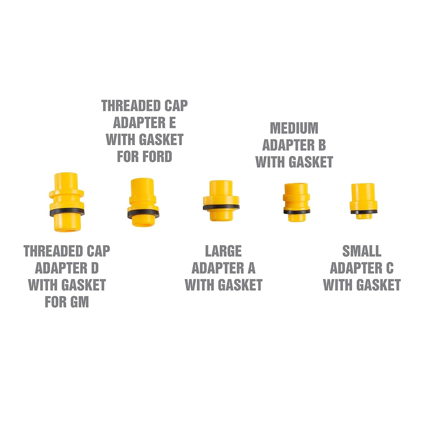 OEMTOOLS No-Spill Coolant Funnel Kit, 15 Piece Fluid and Oil Funnel Set, Allows Access To Hard-To-Reach Radiators