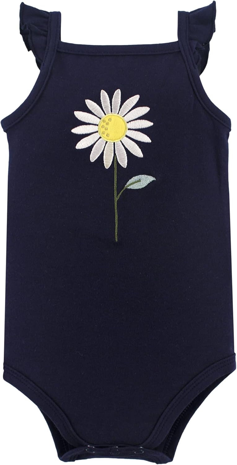 Hudson Baby Unisex Baby Cotton Sleeveless Bodysuits