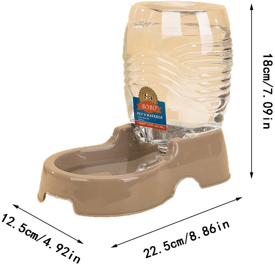 Elegant Automatic Waterer Feeder Water Dispenser Auto Feeder Fed for Small and Large Cats Dogs Automatic Feeder Wet