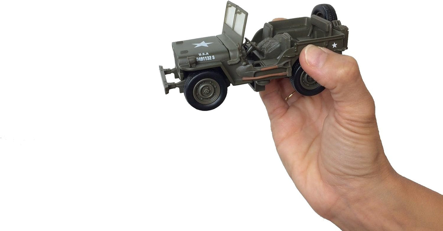 Jeep Willys U.S.A. Army Green 1/32 Diecast Model Car by New Ray