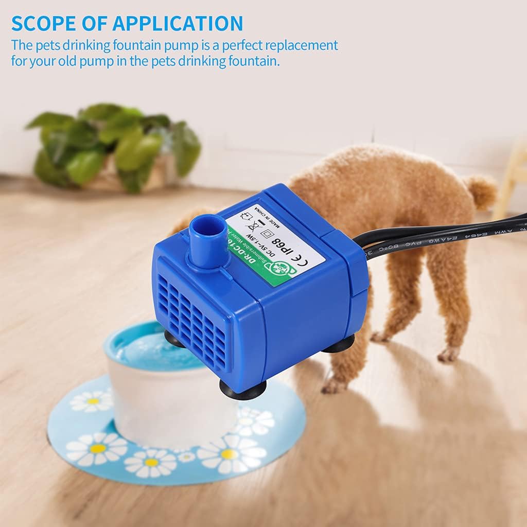 Filter Quiet Dogs and Cats Automatic Quiet Pet Water Fountain for Cats and Dogs Automatic Water Fountain