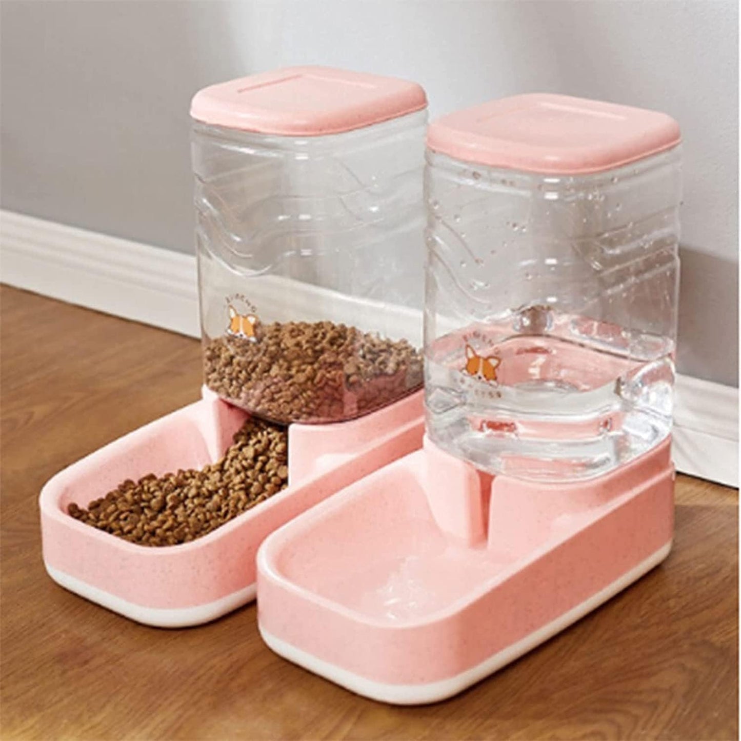fountain 3.8L Pet Dog Cat Automatic Feeders Large Capacity Drinking Waterer Fountain Water Bottle Feeding Bowls Dispenser For Cats Dogs Unplugged Gravity Feed Water Pet Supplies Pet water dispense