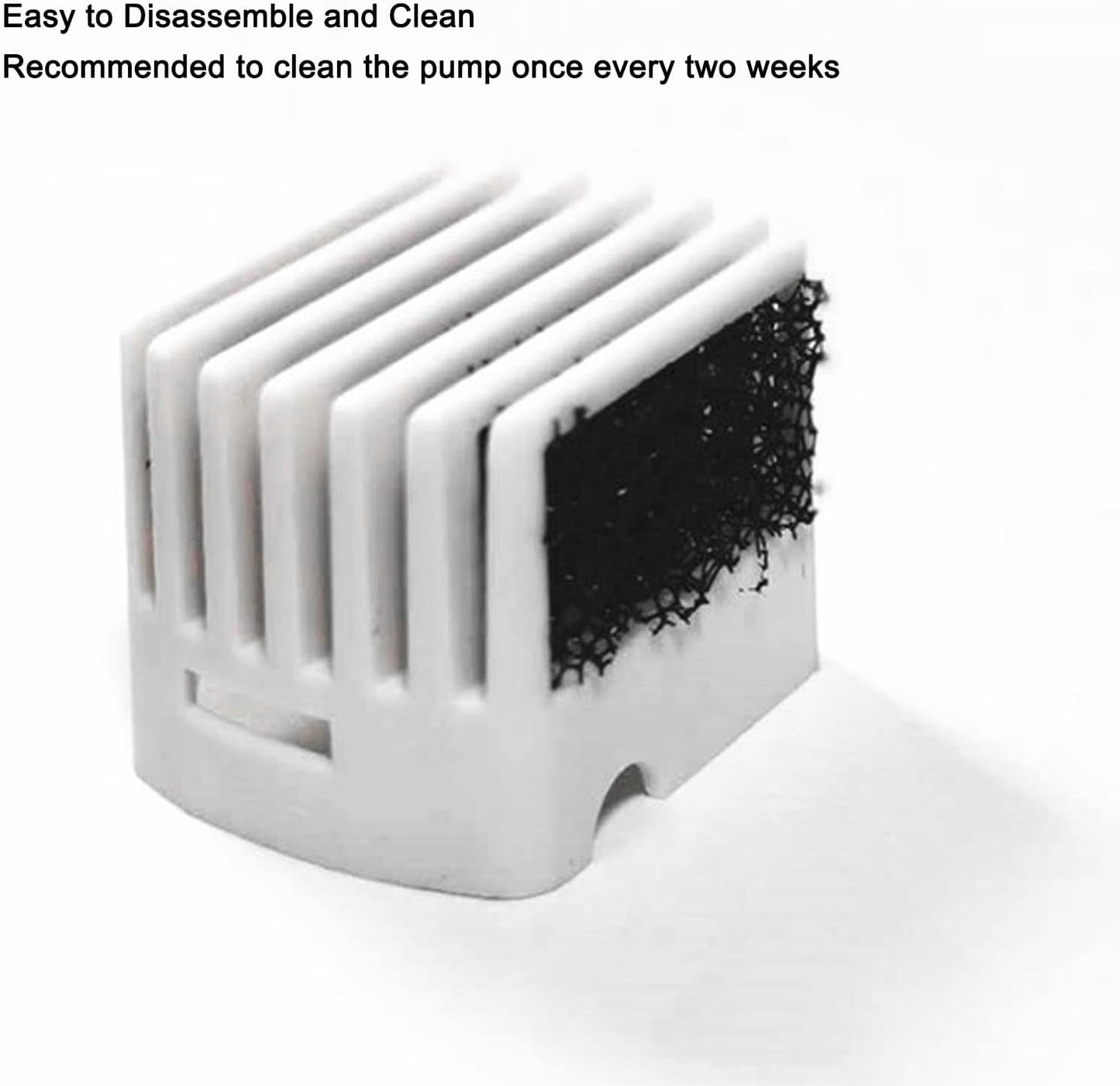 Replacement Pump for Cat Water Fountain, 5V USB Ultra Quiet Water Adjustable Small Fountain Pump, Pet Fountain, Easy to Install, Universal Compatible, Prevent Dry Burning