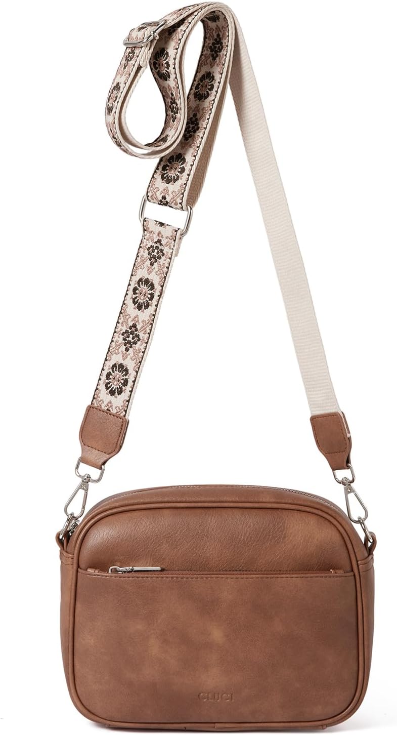 CLUCI Small Crossbody Bags for Women Crossbody Purses for Women Cross Body Bag Crossbody Purse with Adjustable Wide Strap