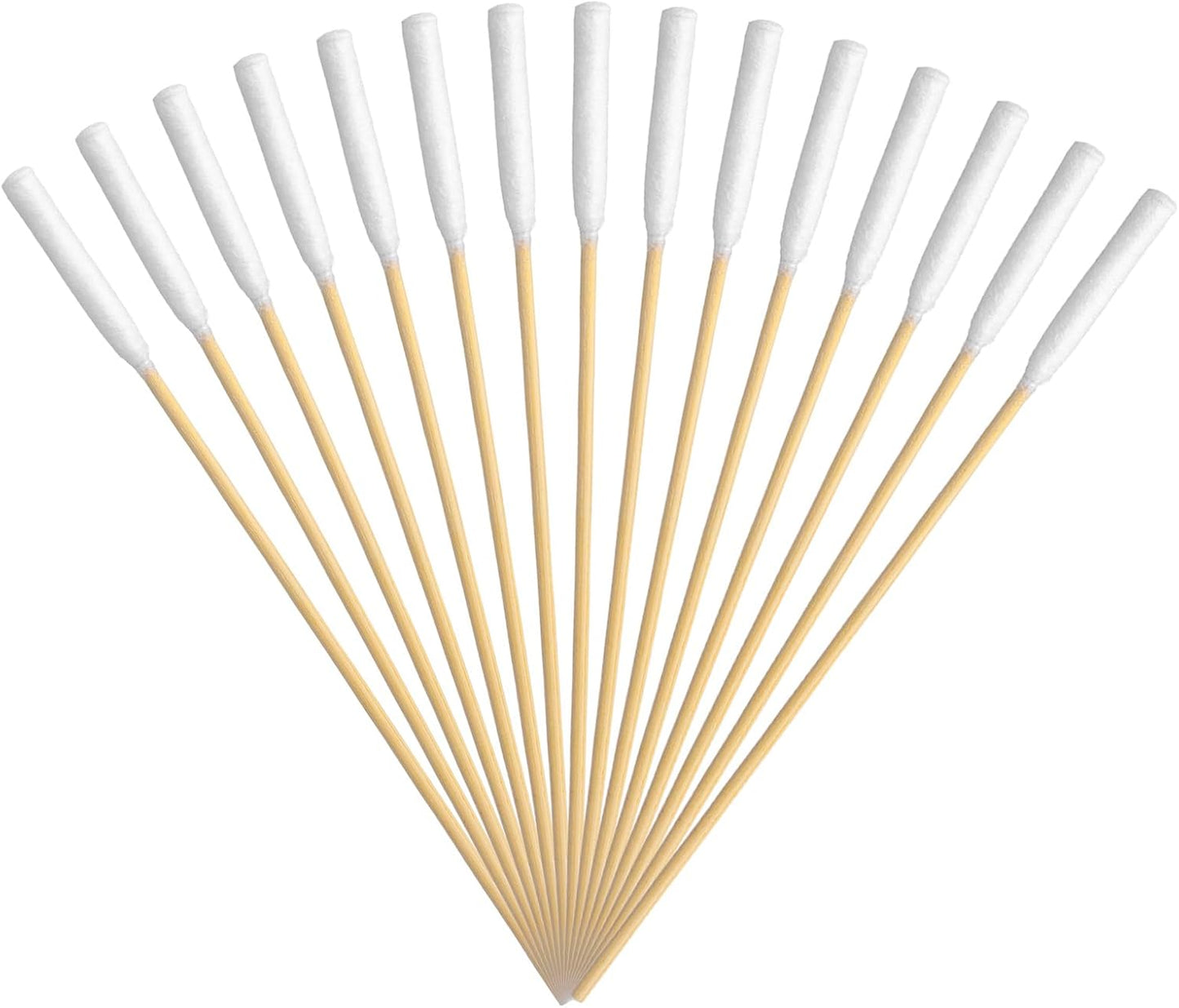 100 Pcs Large Cotton Swabs 6 Inch Dog Ear Swabs with Bamboo Handle for Dogs Soft Cotton Gentle and Lint-Free Dog Ears Clean Tips for Ear Cleaning Pet Care