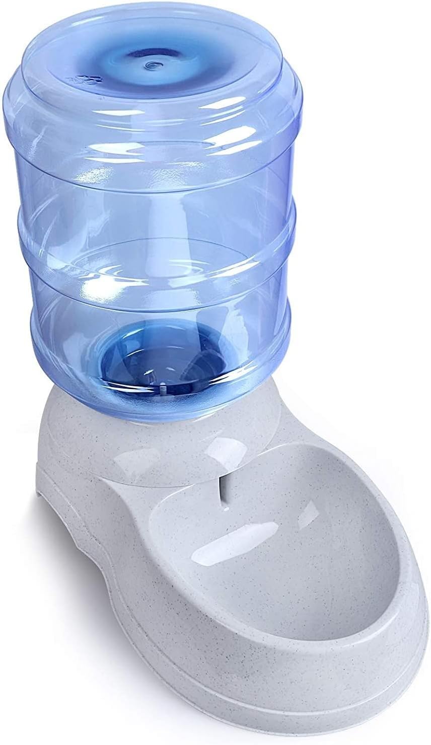 Pet Fountain Pet Water Dispenser Station Replenish Pet Waterer for Big Dog Cat Animal Automatic Gravity Water Drinking Fountain Bottle Bowl Dish Stand Pet Water Dispenser
