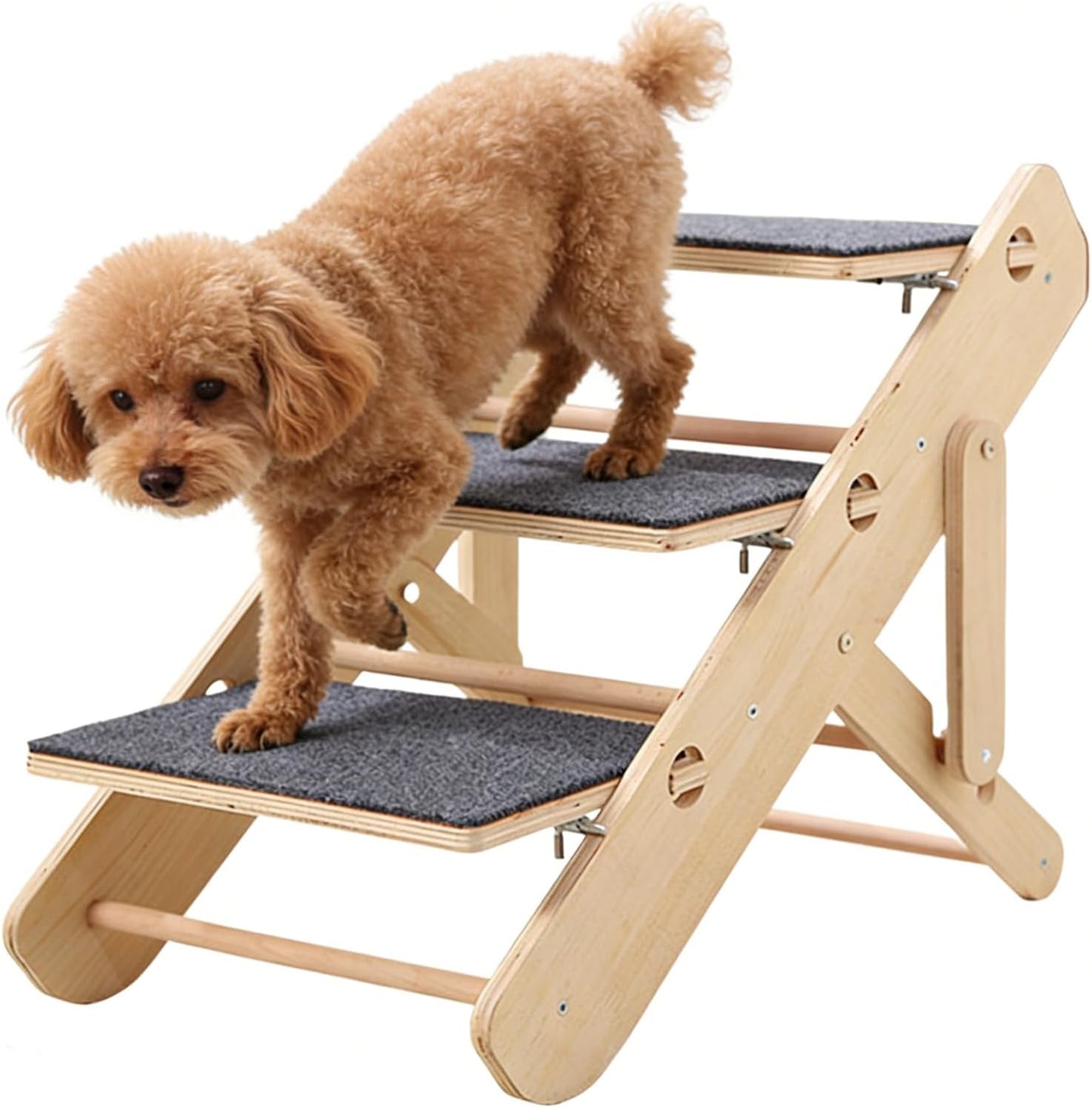 Genérico Cat Steps, Non-Slip Stable Pet Stairs, Ramp Ladder for High Beds, for Bedroom, Living Room, Sofa, Armchair, Reaching and Climbing