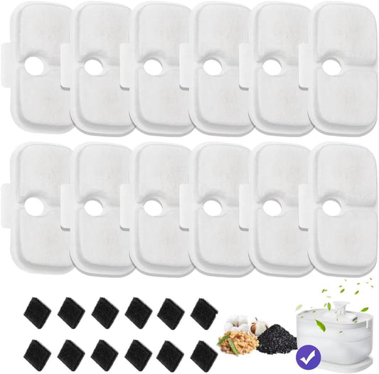 8 Cat Water Fountain Filter, Cat Water Fountain Filters Replacement for Petlibro Compatible with PLWF005 / PLWF105 / PLWF115 (8)