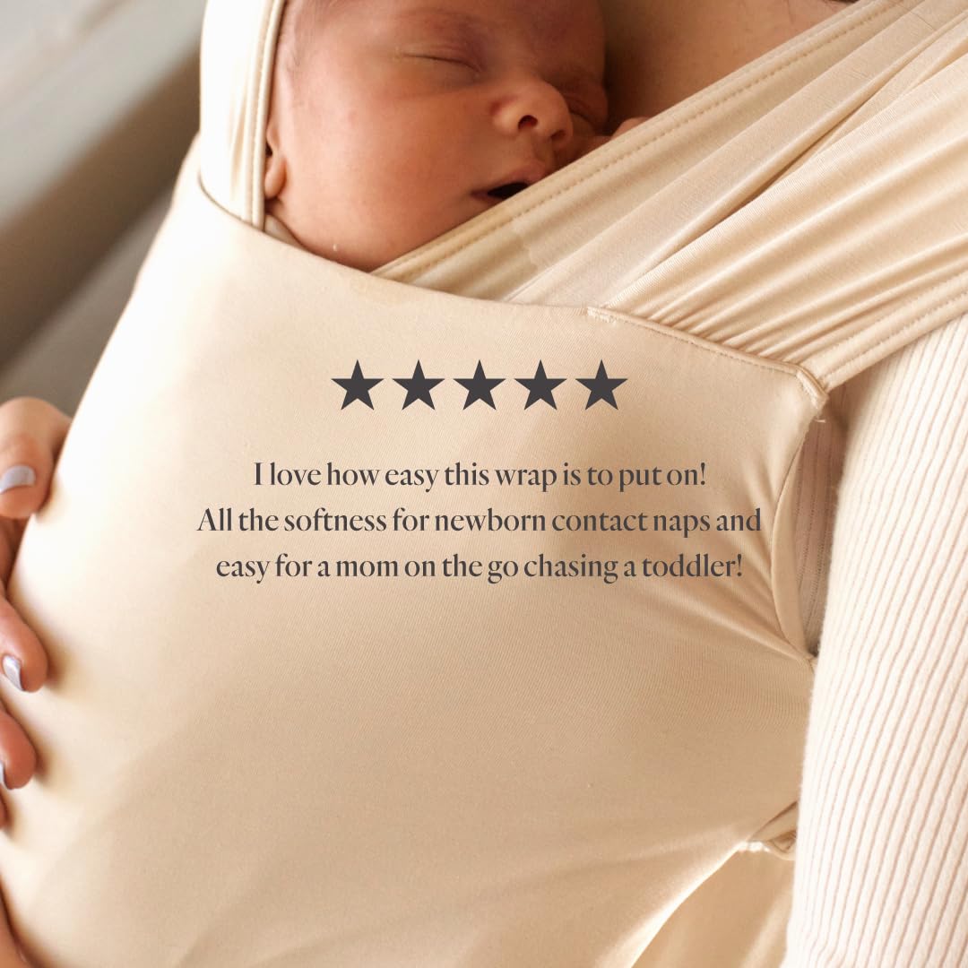 WildBird - Aerial Buckle Wrap - 0-6 Months - Standard (XS-XL) Sparrow - Newborn Baby Carrier - Front Carry - Soft Fabric, Straps, Head Support, Padded Waist Belt - Baby Essentials - New Mom Gifts