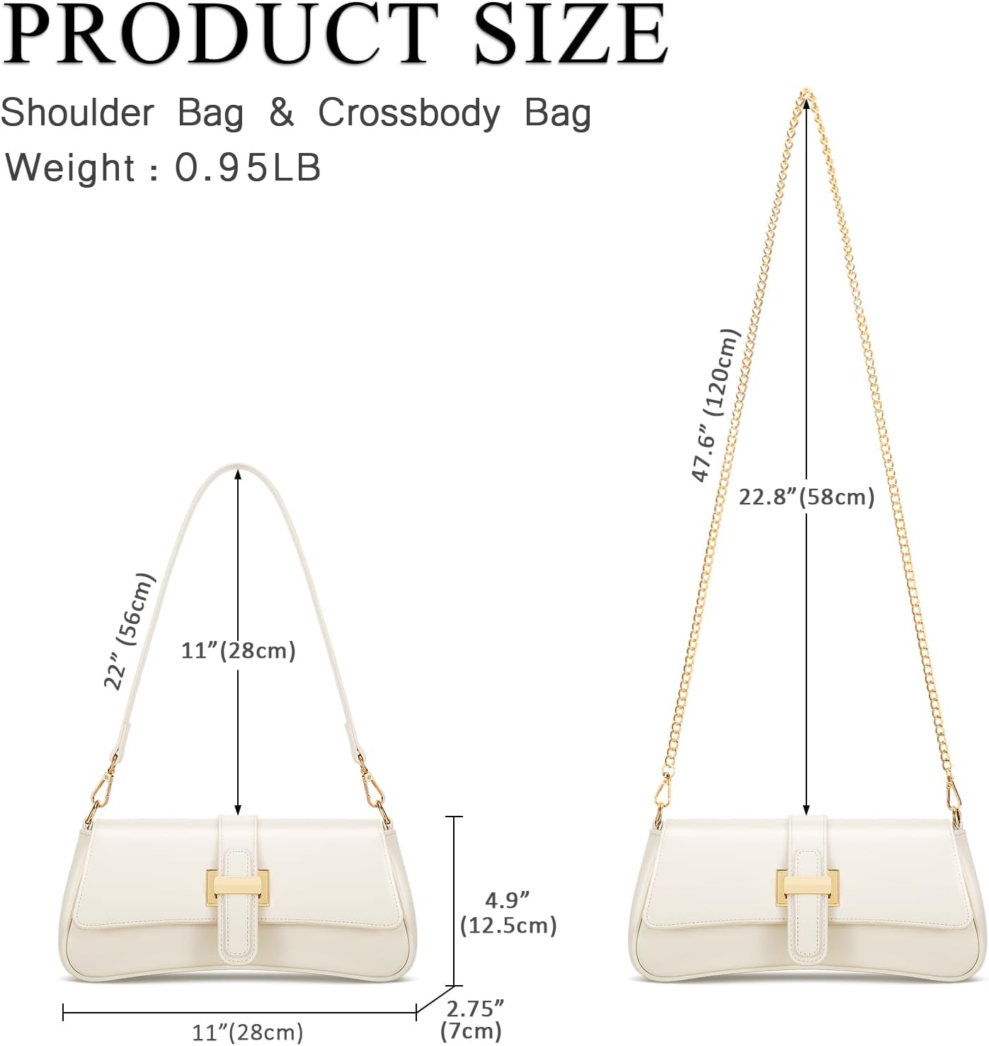 KKXIU Shoulder Bag for Women, Small Handbag Hobo Purses, Retro Clutch Underarm Bag