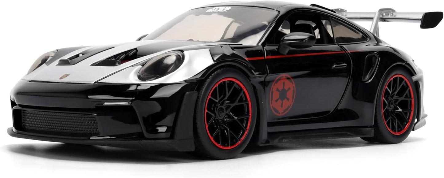 Jada Star Wars Darth Vader 1970 Dodge Charger R/T Hollywood Rides Die-Cast Car with Figure 1:24 Scale