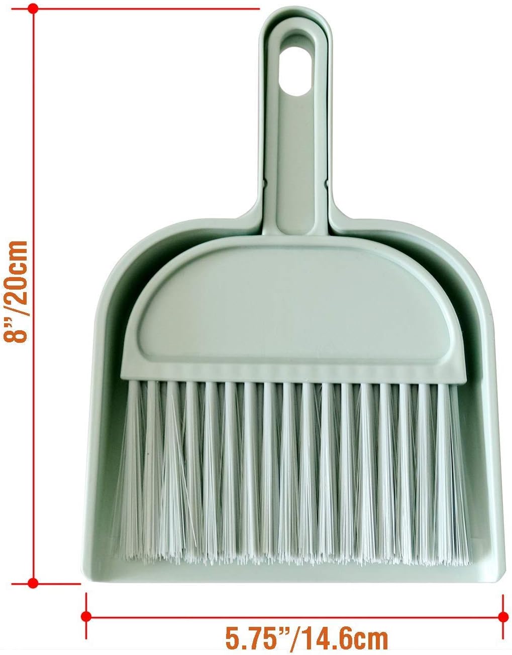 Rypet Cage Cleaner for Guinea Pigs, Hamsters, Chinchillas, Rabbits, Reptiles, Hedgehogs and Other Small Animals - Mini Dustpan and Brush Set Cleaning Tool for Animal Waste (1 Pack)