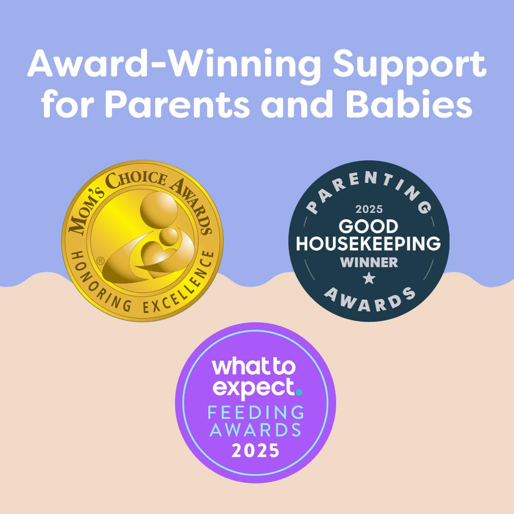 Boppy Nursing Pillow - Ergonomic Bottle & Breastfeeding Pillow with High, Firm, Large Area, Water-Repellent Cushion with Washable Cover; Baby Safety Alliance Verified - Quilted Moss