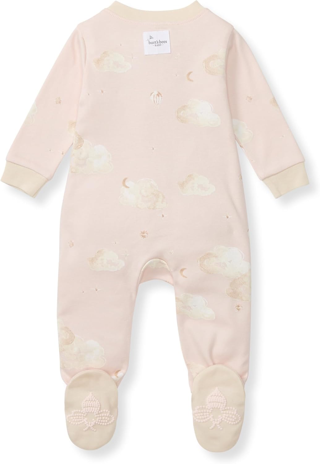 Burt's Bees Baby Girls' Organic Cotton Sleep and Play Footed Pajamas