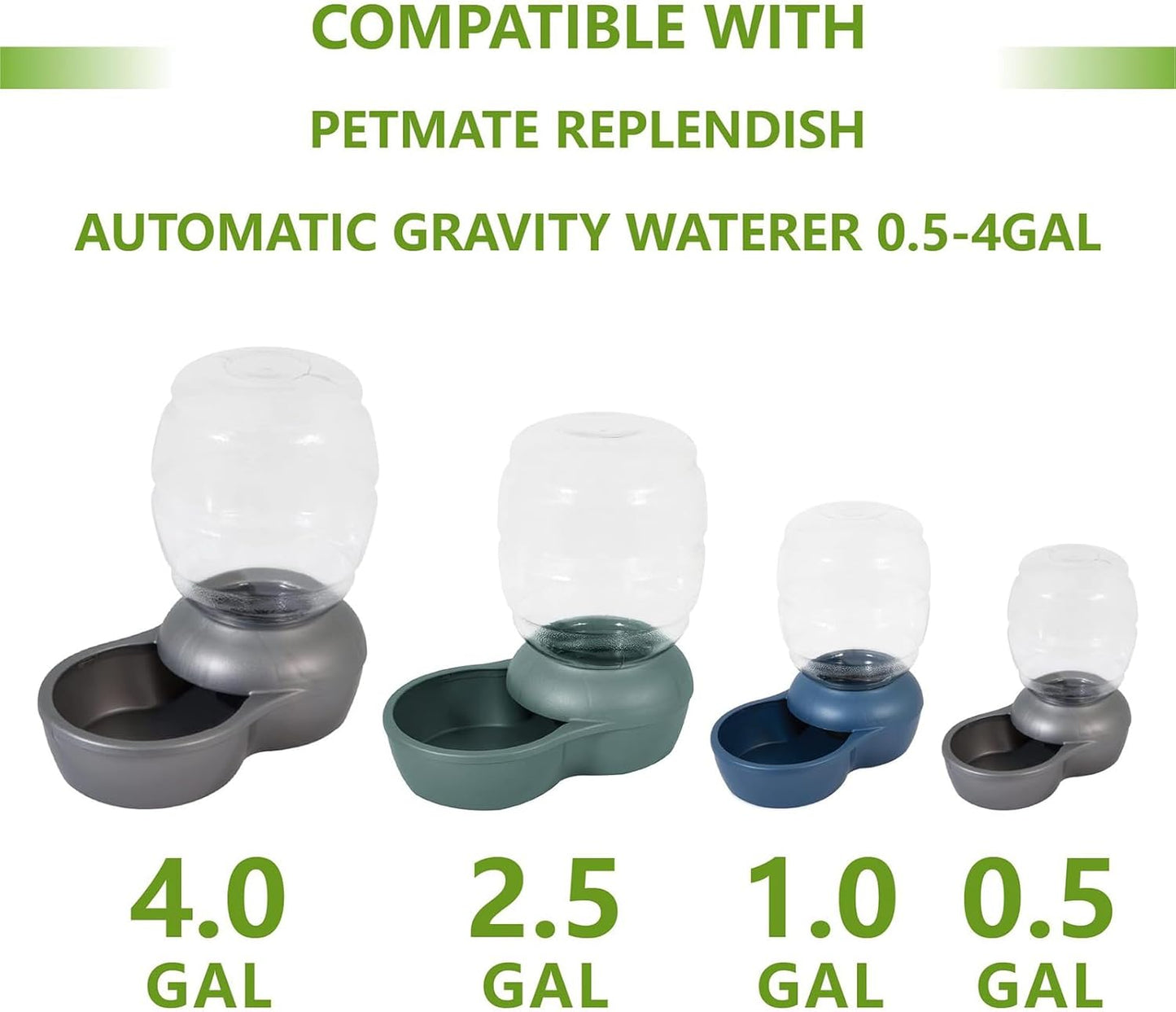 Cat Water Fountain - Filter Leak Proof Design, Multifunctional Charcoal Replacement Filters, Pet Fountain Accessories for Fresh Water, Suitable for Small Large Puppies, Home Indoor Garden Use