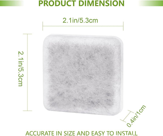 Cat Water Fountain - Filter Leak Proof Design, Multifunctional Charcoal Replacement Filters, Pet Fountain Accessories for Fresh Water, Suitable for Small Large Puppies, Home Indoor Garden Use