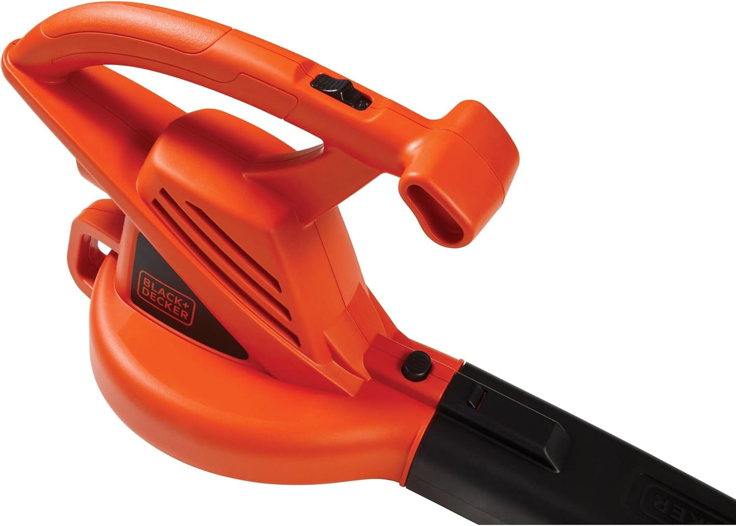 BLACK+DECKER Electric Leaf Blower, Handheld Blowers for Lawn Care, Lightweight, 180 MPH 180 CFM, 7-Amp, Corded (LB700)