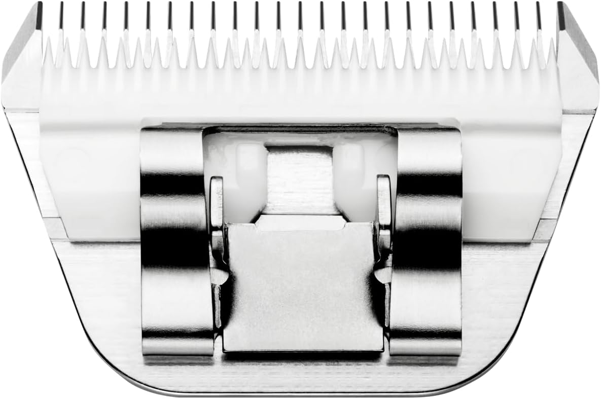 Andis 561465 ceramicEDGE Detachable Wide Blade #7FW – Carbon Steel Pet Clipper Blade, Coarse Tooth, Professional Grooming Performance