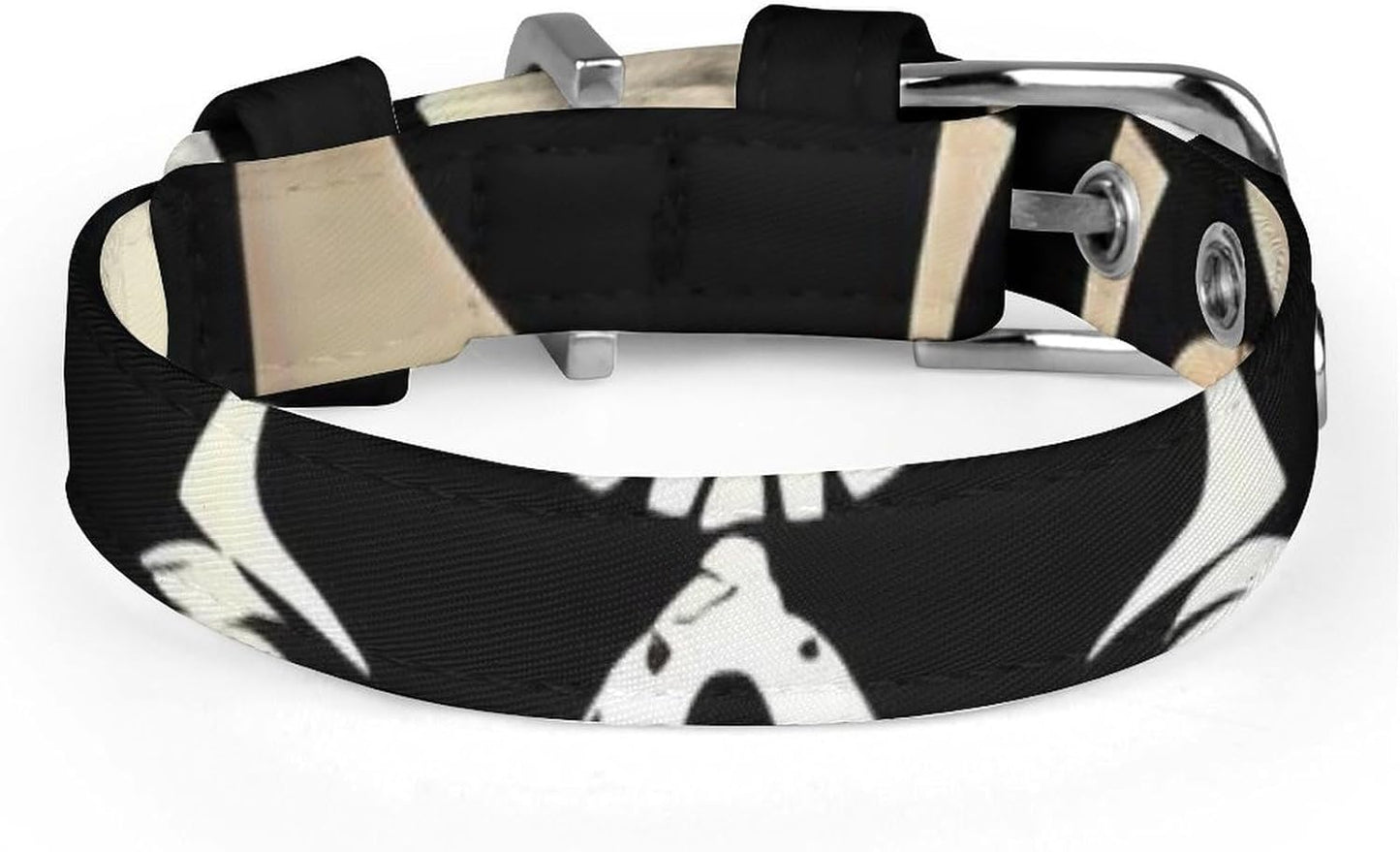 Devil Satan Dog Collar with Buckle Adjustable Martingale Pet Collars Cute Female Male Puppy Collar Soft Waterproof Cat Collars for Small Medium Dogs