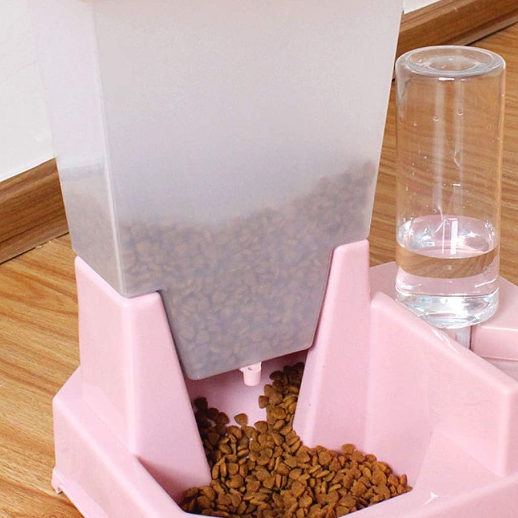 Pet Automatic Feeding and Watering Machine, 500ml Large Capacity Automatic Drinking Fountain