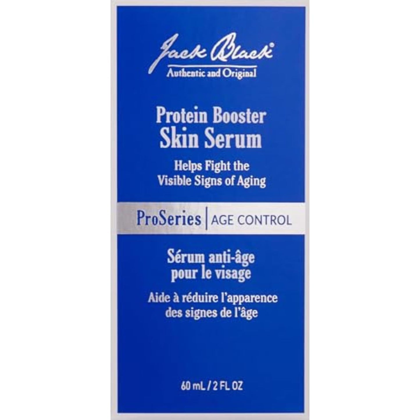 Jack Black Protein Booster Skin Serum, ProSeries Age Control - Anti Aging Serum for Men, Mens Face Serum, Face Serum for Men, Peptide and Antioxidant Serum for Face, Skin Care for Men, Mens Skincare