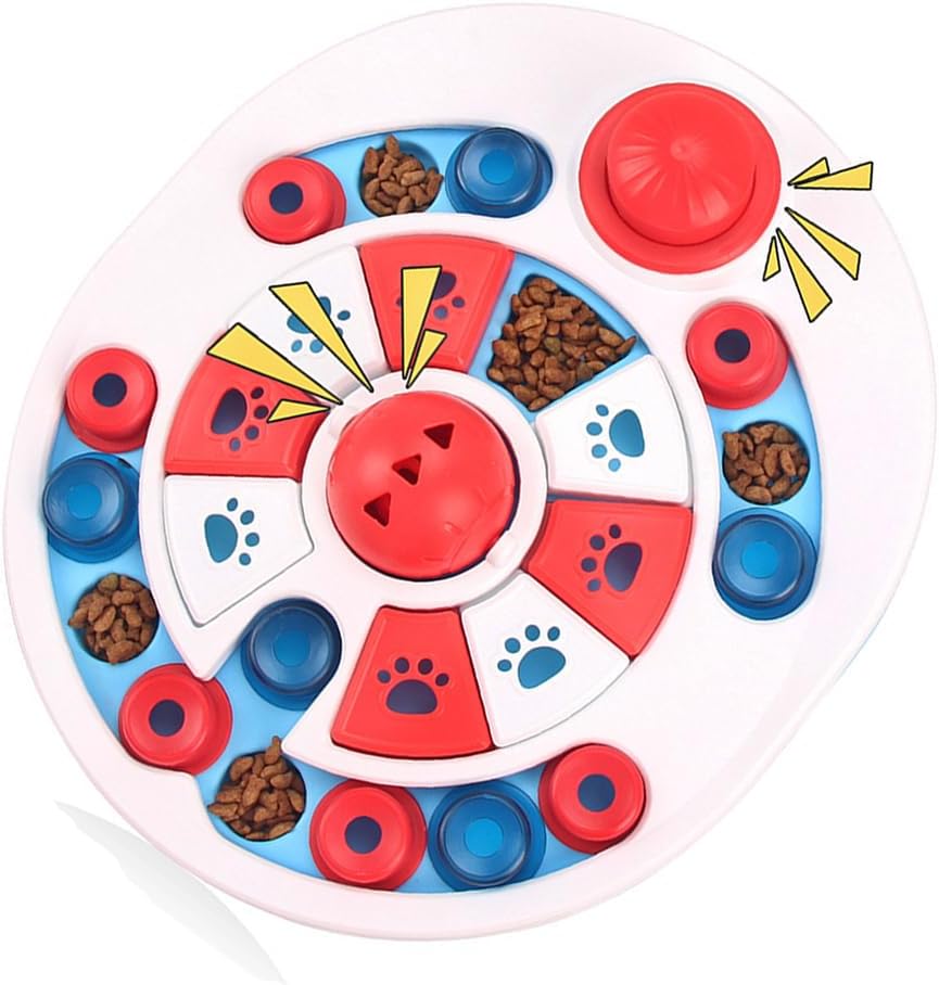 Durability Slow Feeders Bowl Regulable Dog Feeders Comfortable Cats Bowl for Eating Intelligence Training Pet Toy