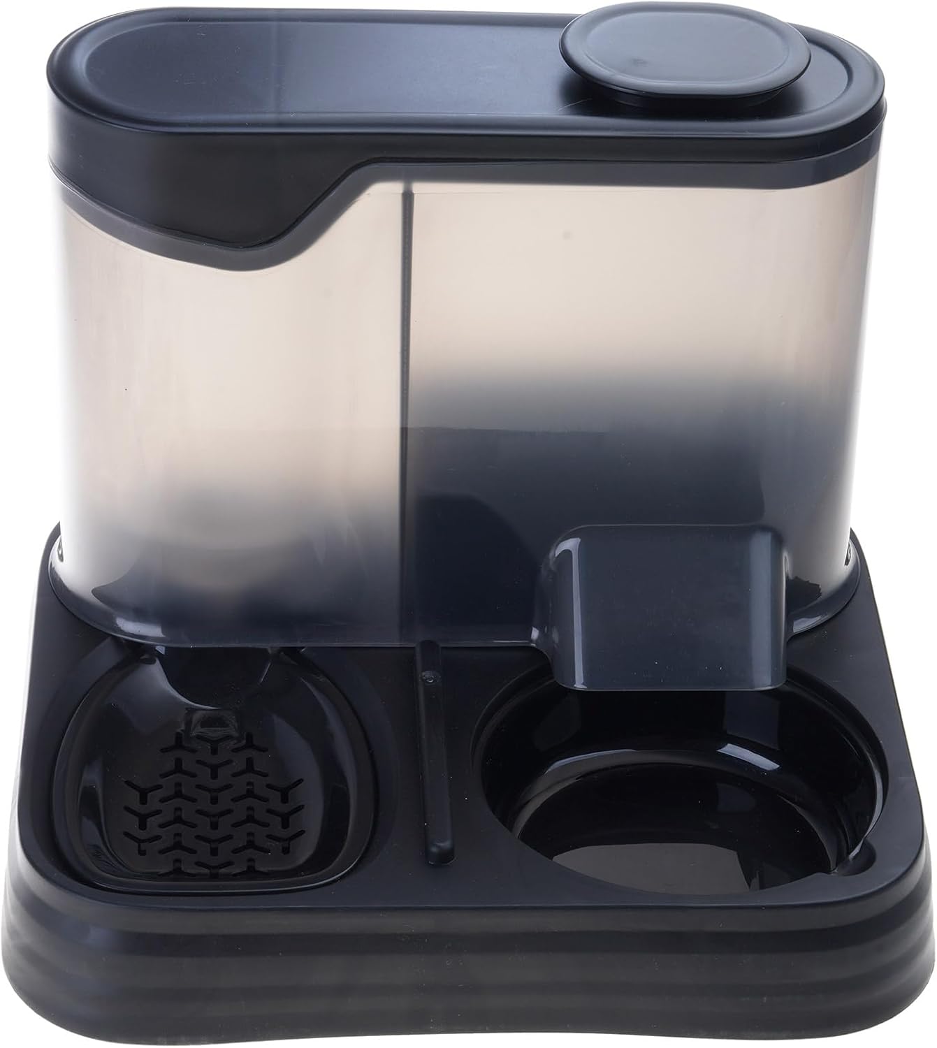 Automatic Refilling Pet Water Bowl and Food Dish Set with Stainless Steel Removable Tray Anti Tip Base for Small Animals Automatic Refilling Pet Water Bowl and Food Dish Set