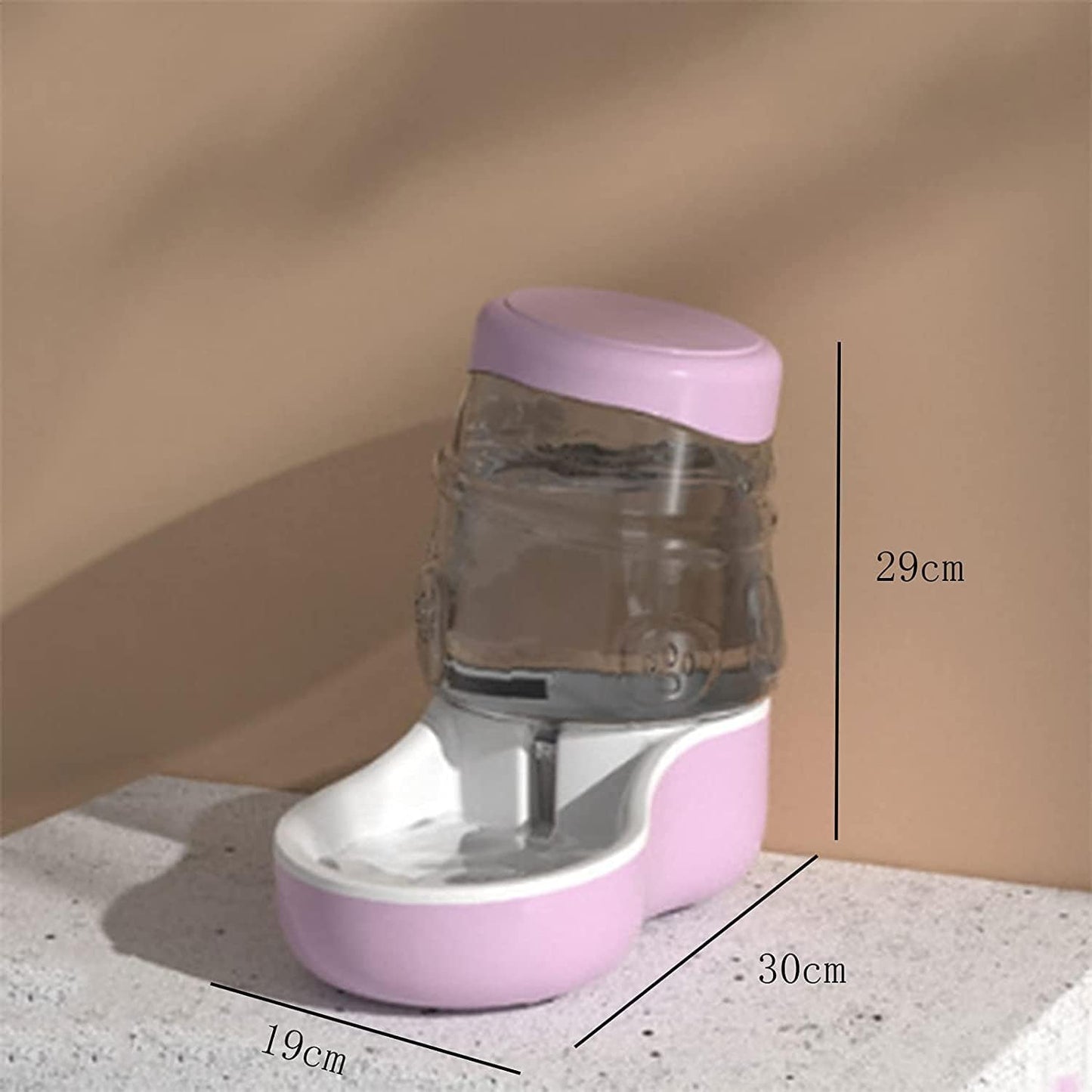 Fountain Automatic Pet Food Feeder and Water Dispensers Set,Dog Feeder and Cat Water Dispenser 3.2L Gravity Dog Feeder Easily Clean Pet Supply Pet Water Dispenser