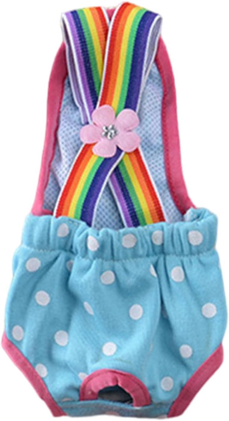 Cute Dog Suspenders Diaper Sanitary Panties for Girl Female Physiological Pantie Small Period Briefs Shorts Pet Diaper Sanitary Panties