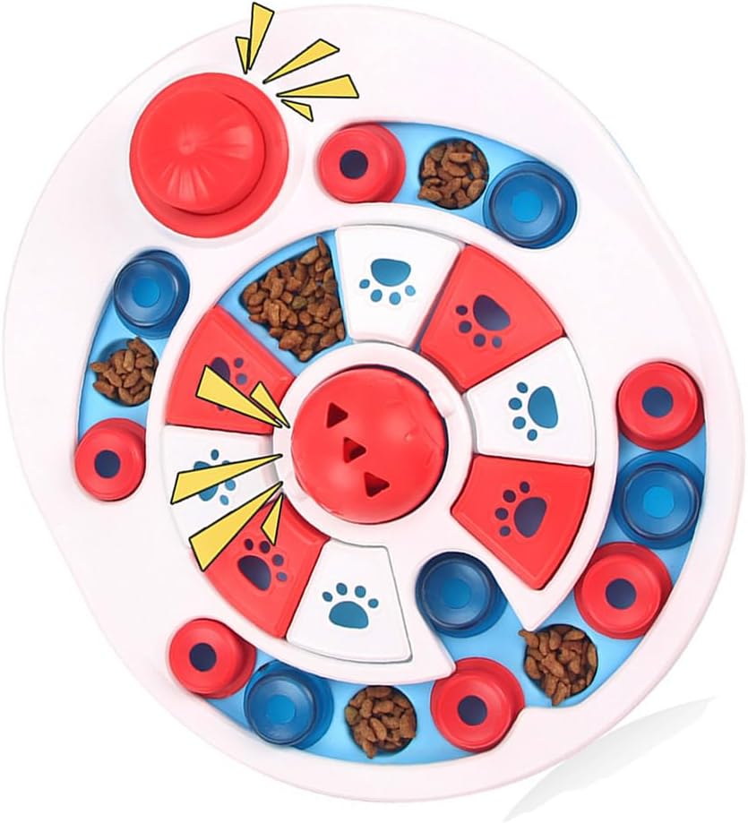 Durability Slow Feeders Bowl Regulable Dog Feeders Comfortable Cats Bowl for Eating Intelligence Training Pet Toy