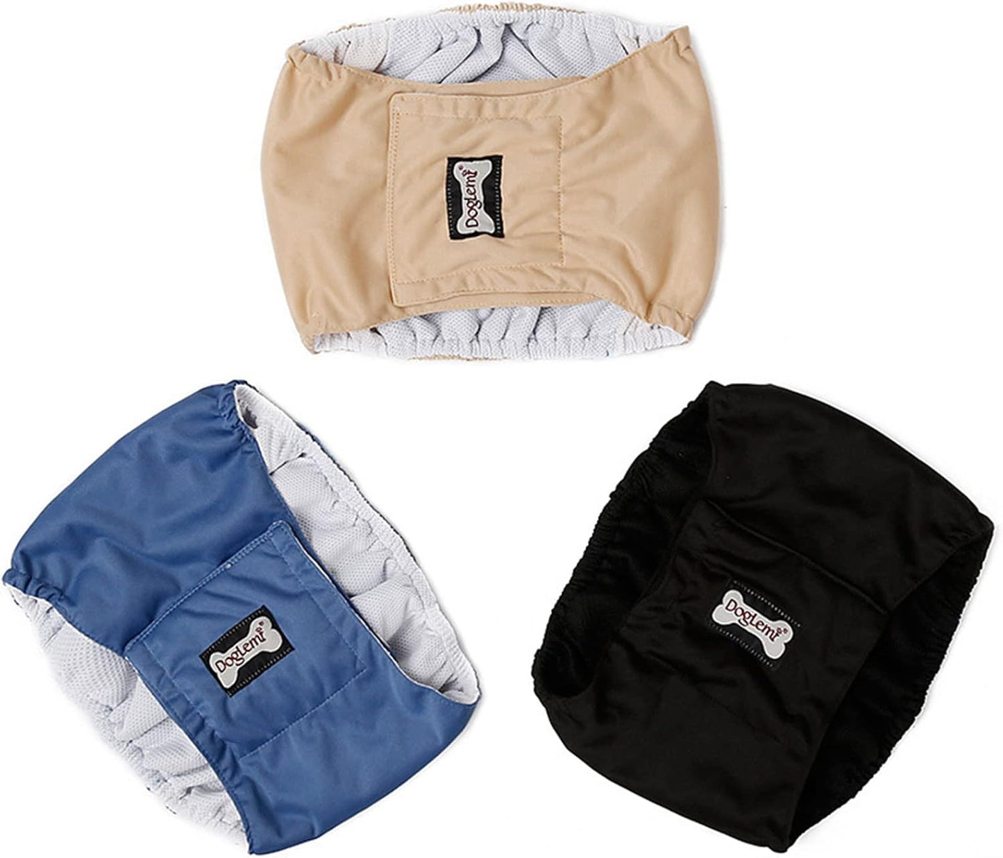 Dog Belly-Bands Male Dog Diapers Washable Belly-Bands for Male Dogs Comfortable Reusable Male Dog Belly Wraps for Dog Dog Underwear Male Surgeries Dog Underwear Male in Heat