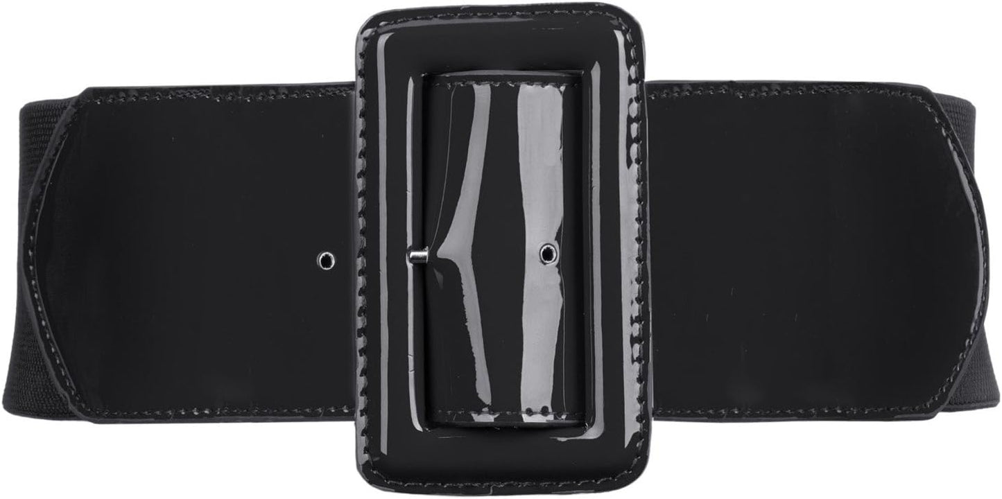 GRACE KARIN Women's Stretchy Belt 1950s 3 Inch Wide Elastic Belts