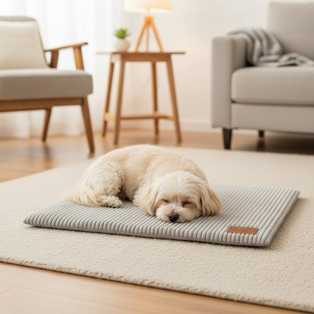 Nona Pelona Cat Heating Pad, Self Warming Pet Mat for Cats and Small Dogs, Self Heating Cat Bed No Electricity, Washable Cover Non Slip Base Indoor 24 x 18 Inch