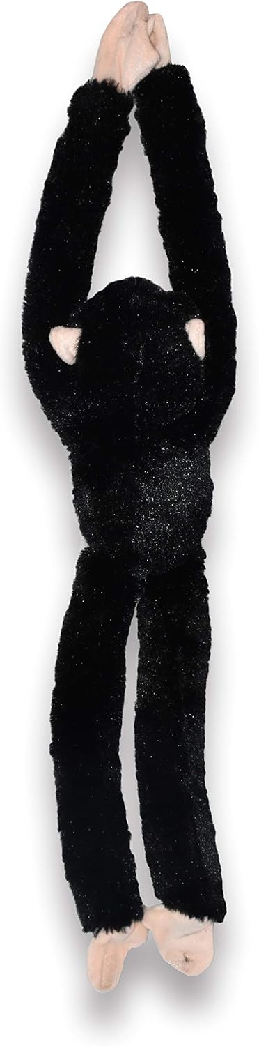 Wild Republic Chimpanzee Plush, Monkey Stuffed Animal, Plush Toy, Gifts for Kids, Hanging 20 Inches , Black