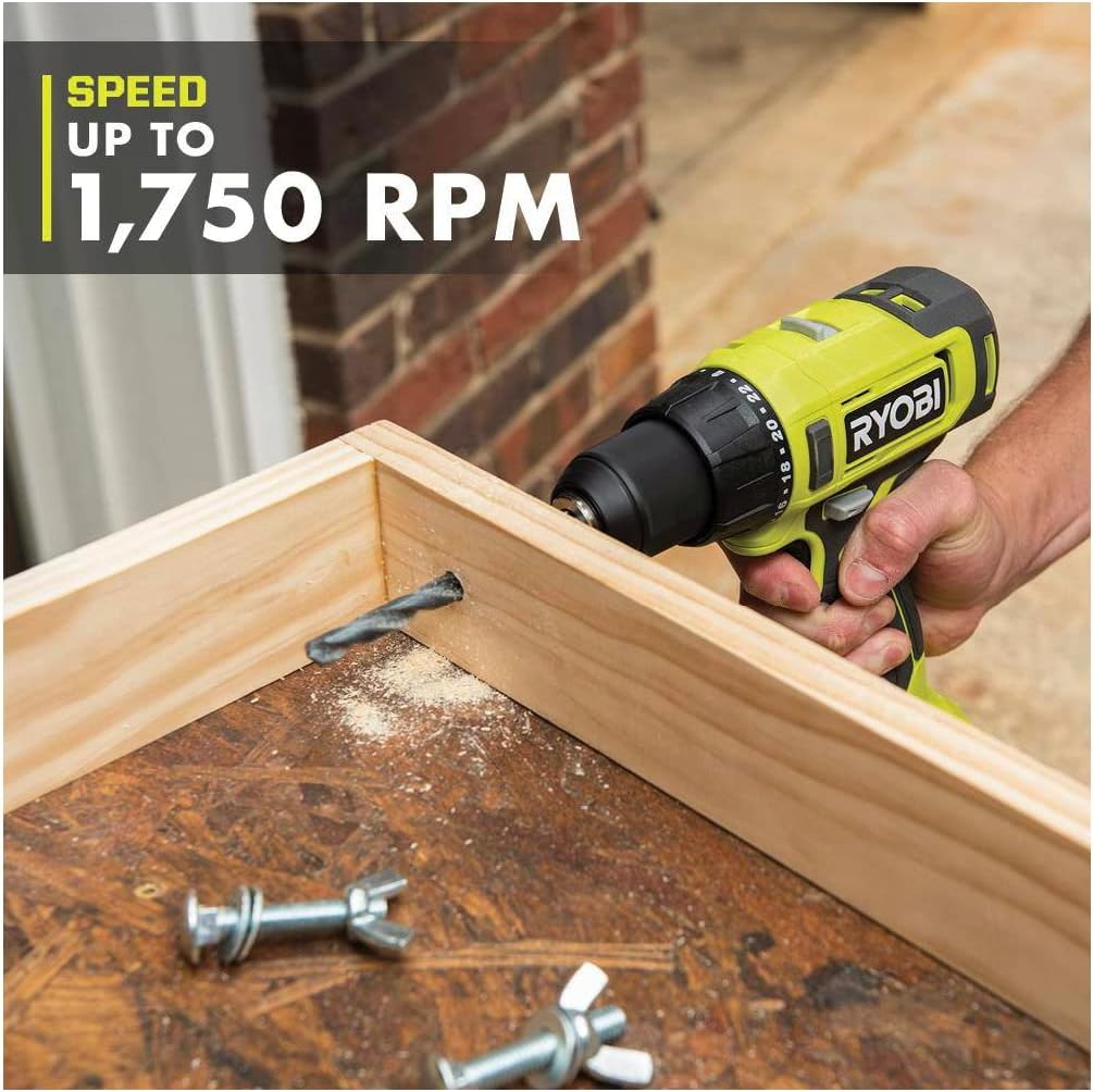 RYOBI ONE+ 18V Cordless 1/2in Drill/Driver PCL206B (Tool Only)