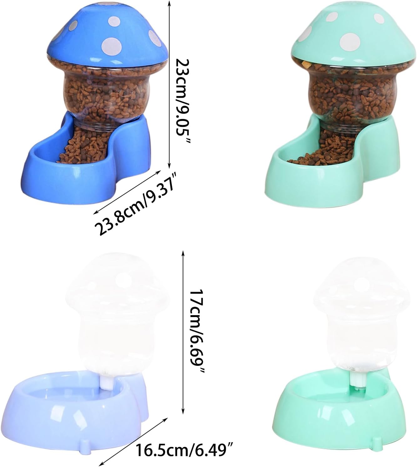 Cats Bowl Pet Automatic Water Bowl Food Bowl Pet Bowl Large Capacity Dog Feeding Bowl Water Dispenser for Small Pet Dogs