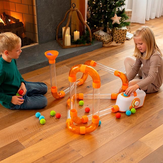 Fat Brain Toys Air Toobz Expansion Pack - Air-Powered STEM Building Toy for Kids & Teens, Kids Building Toys, STEM Toys for 3+ Year Old