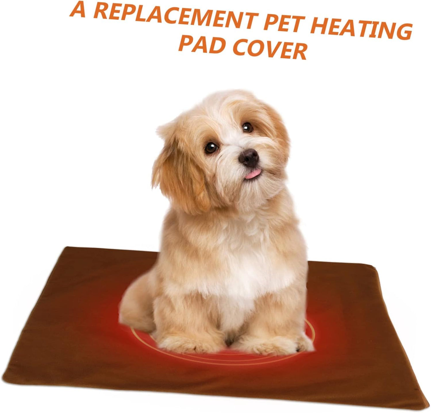 YARNOW Pet Heating Pad Cover Electric Blanket Cover for Dogs and Cats Washable Reusable Stylish Home Decor
