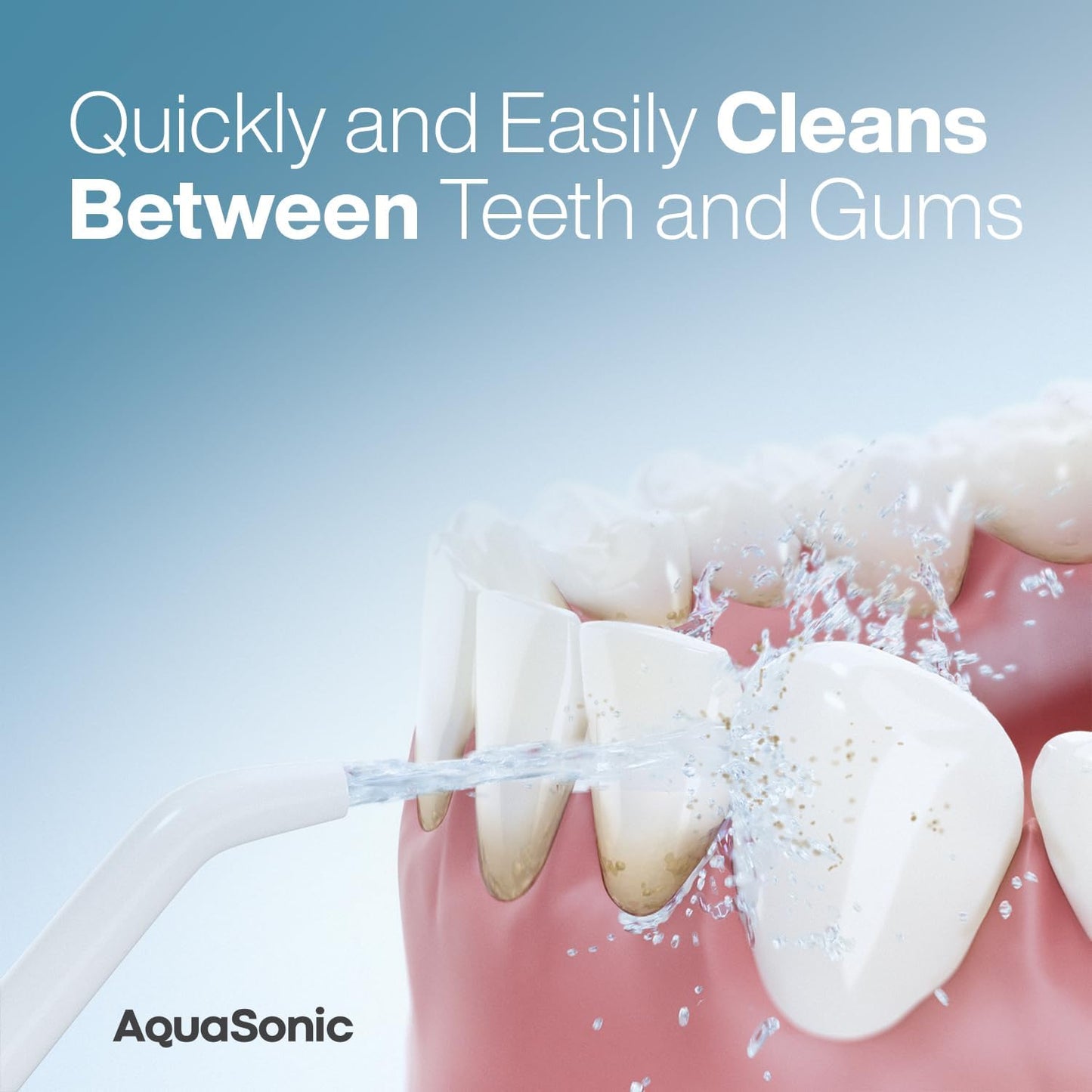 AquaSonic Water Flosser - Cordless Rechargeable Water Flossers for Teeth Cleaning - Waterproof Aqua Flosser, Portable Oral Irrigator for Dental Cleaning with 5 Jet Tips – Braces Home Travel.