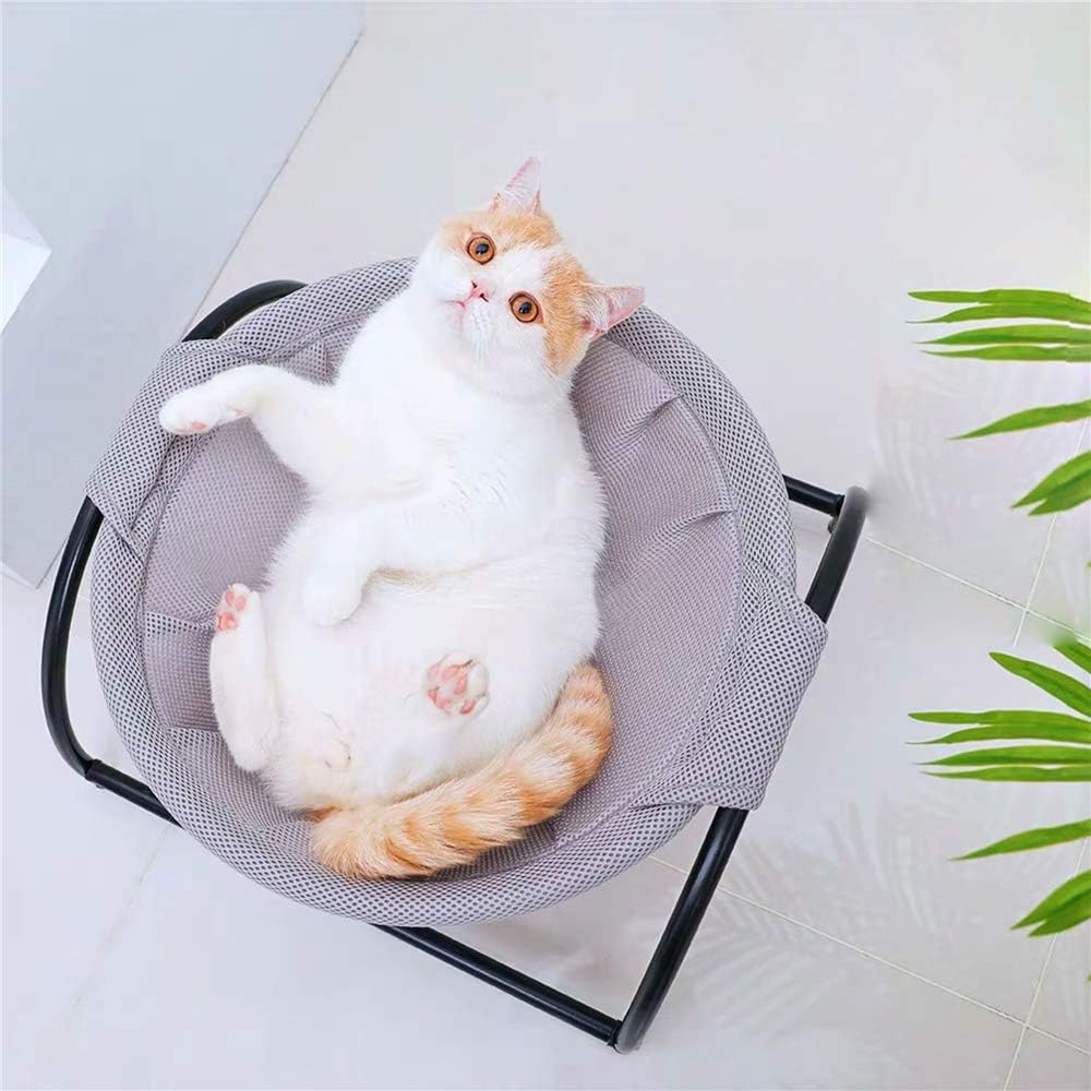 Cat Bed Cat Hammock Bed Elevated Pet Bed Detachable Bed for Kittens Puppies Sleeping Bed Indoor Outdoor Use