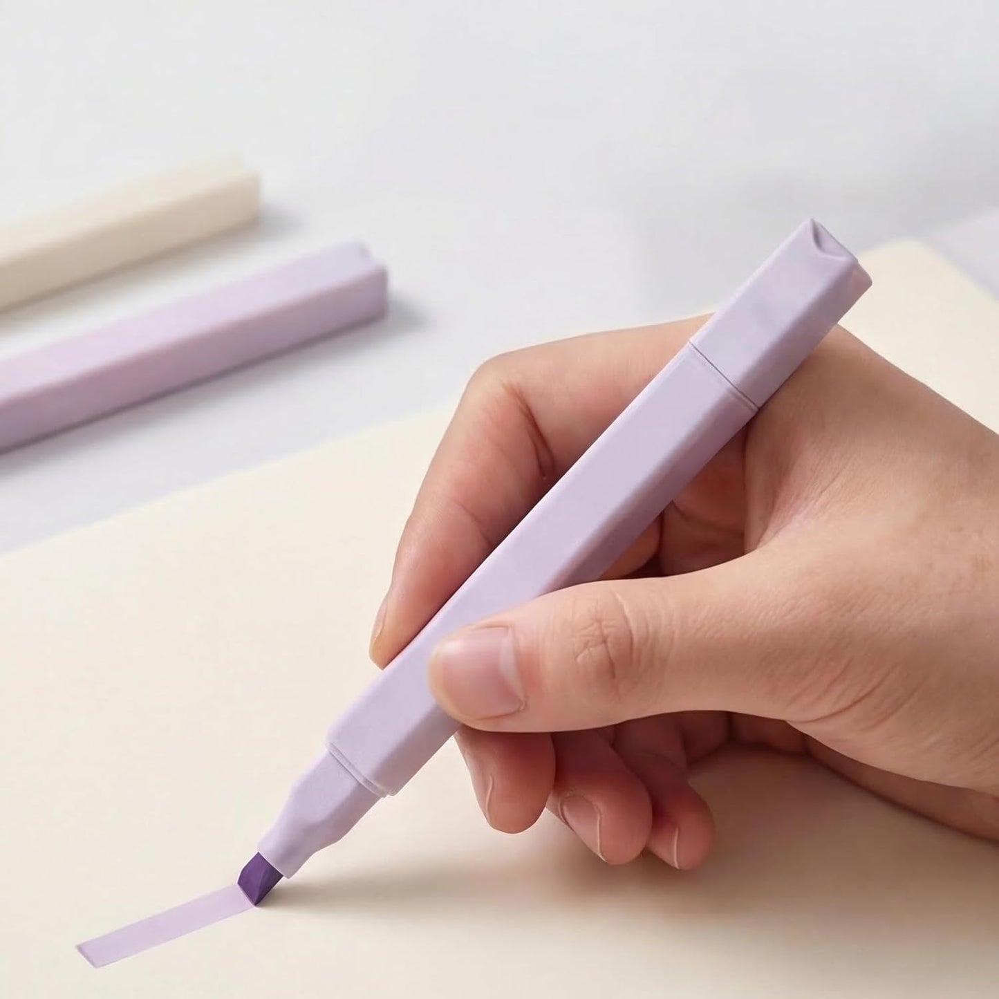 12Pcs Aesthetic Cute Highlighters Bible Pastel Highlighters and Pens no bleed Assorted Colors Highlighter for and Office Journal Home