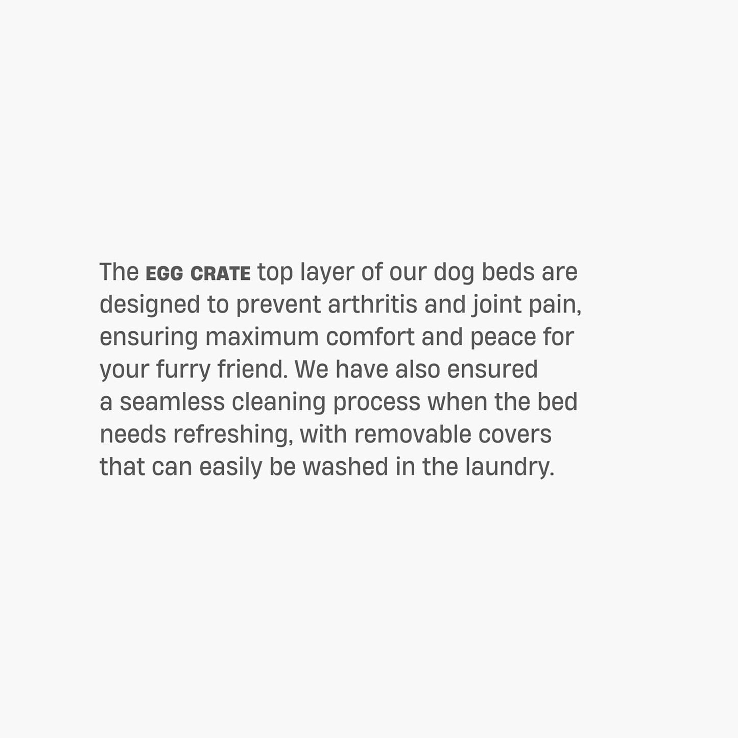DF Co. Dog Orthopedic Memory Foam Bed | Helps Arthritis & Joint Pain | Lavender Infused, Waterproof Exterior, Machine Washable Cover, Anti-Slip Base | Beige, Size L
