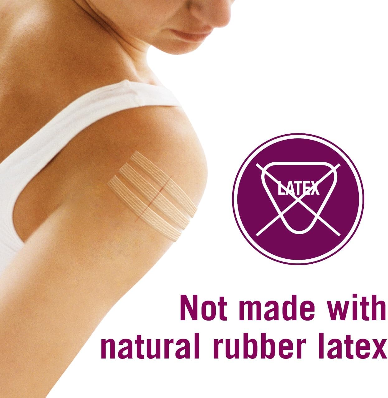Nexcare Steri-Strip Wound Closure, Breathable Strips Hold Small Wounds Firmly Closed, Great After Sutures or Staples - 30 Wound Closures