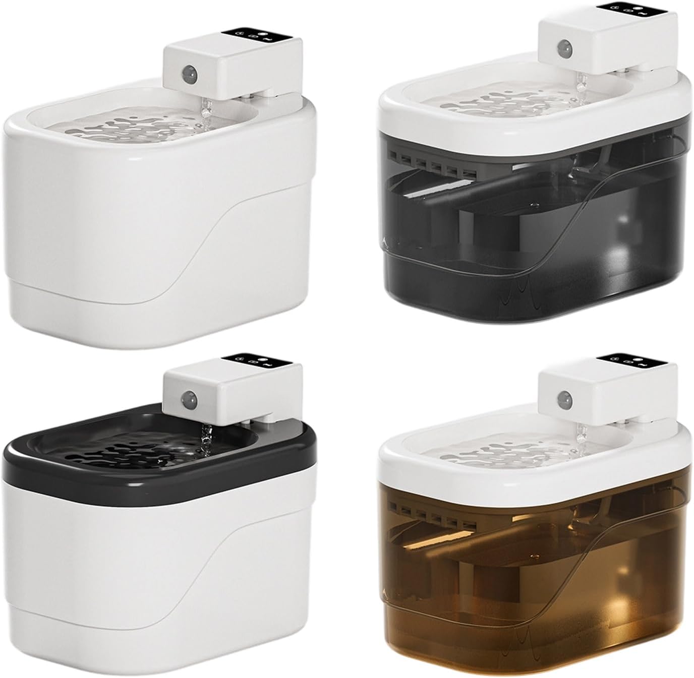 Automatic Dog Water Fountain Dispenser Large Capacity Quiet Indoor Pet Drinking Mute Waterer Sensors Water Fountain