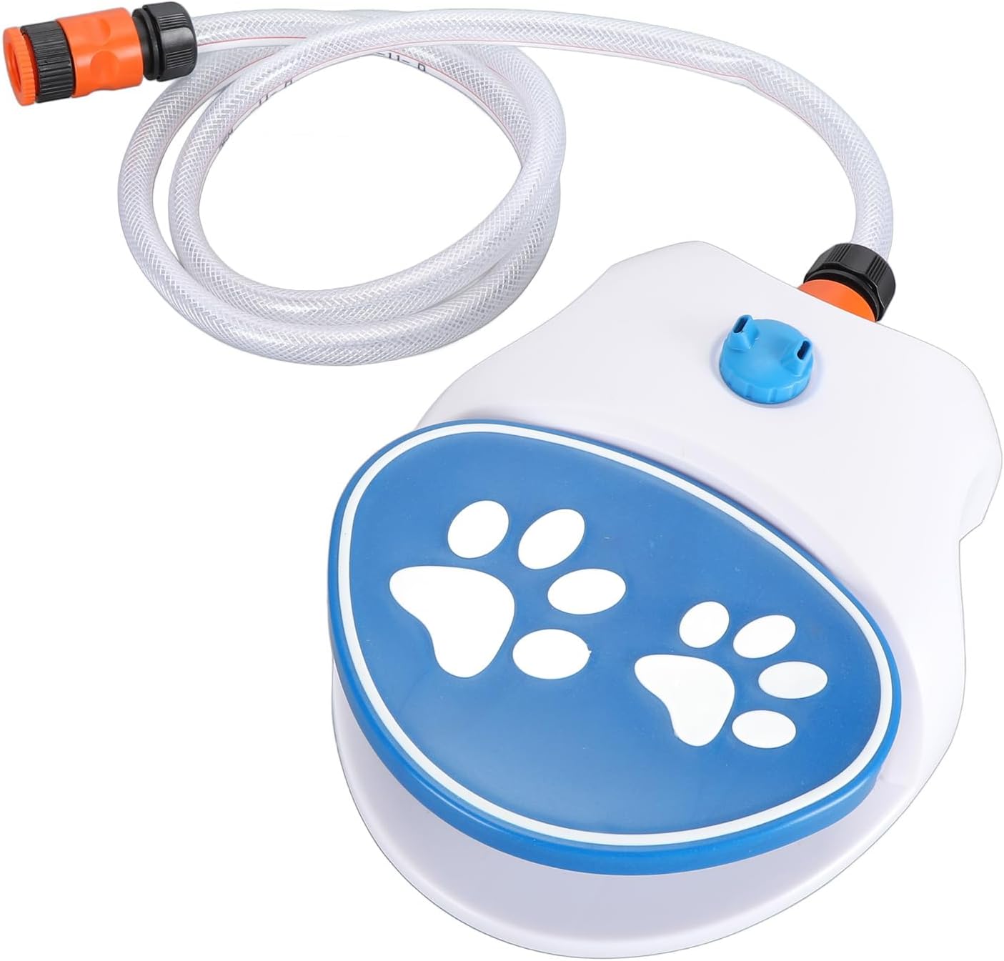 ZJchao Outdoor Dog Water Fountain Activated Sprinkler for Hydration Training for Large Small Dogs with Hose for Backyard Patio