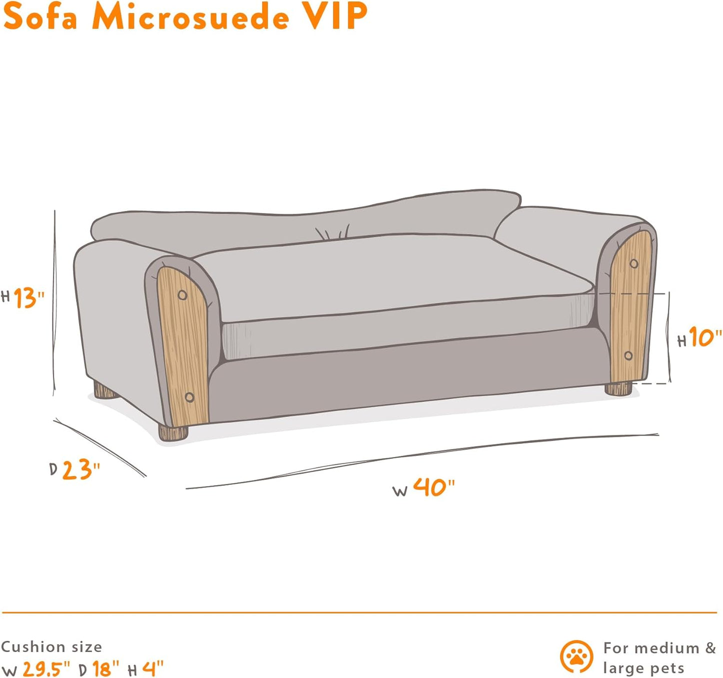 Moots VIP Pet Bed V2 (Chocolate, Large)